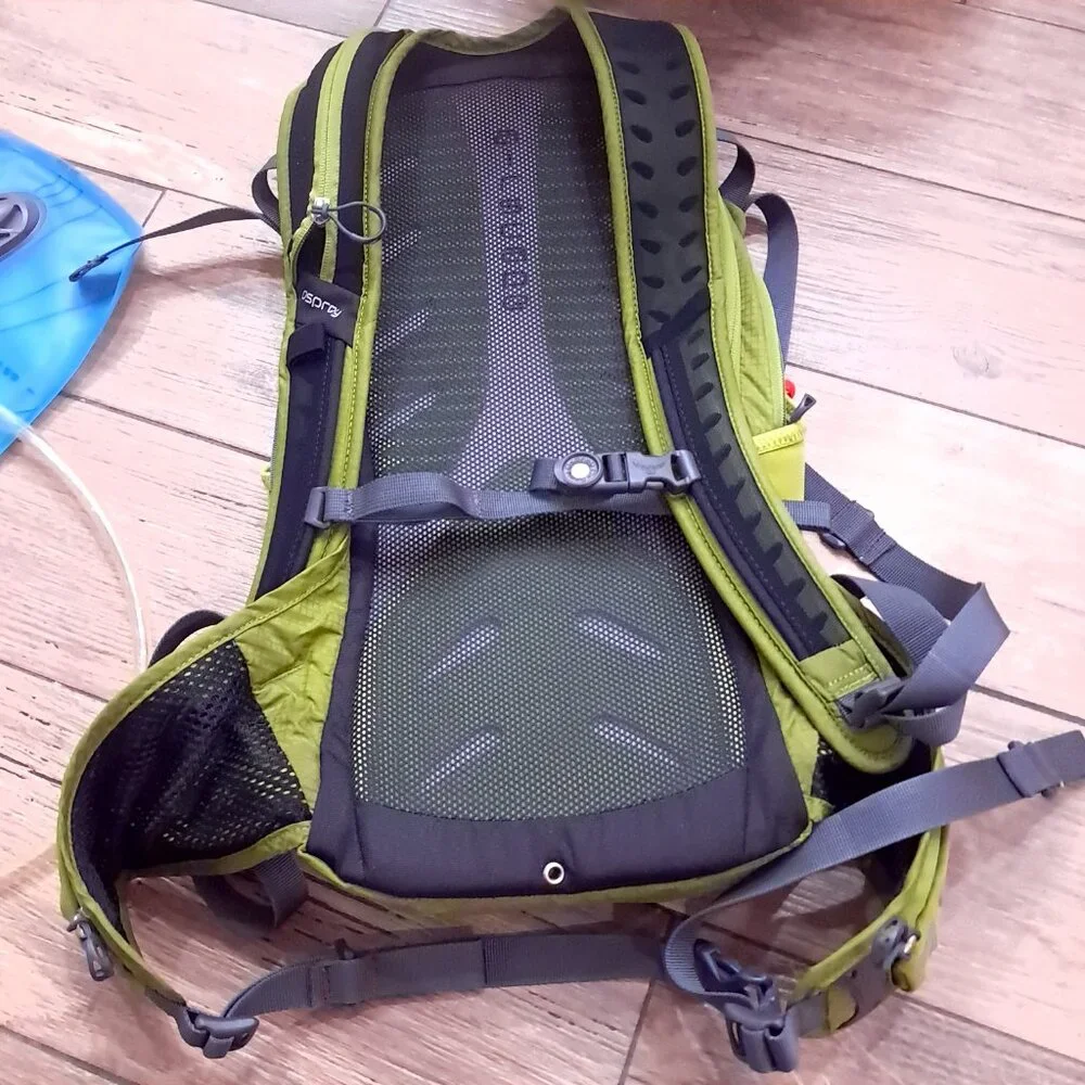 Osprey‎ Raptor 14 green Hydraulics Hydration Pack backpack lime w/ bladder pack